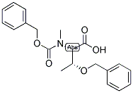 N-ALPHA-BENZYLOXYCARBONYL-N-ALPHA-METHYL-O-BENZYL-L-THREONINE 结构式