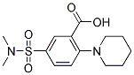 5-[(DIMETHYLAMINO)SULFONYL]-2-PIPERIDIN-1-YLBENZOIC ACID 结构式