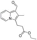 ETHYL 3-(1-FORMYL-2-METHYLINDOLIZIN-3-YL)PROPANOATE 结构式