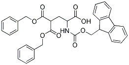FMOC-DL-GLA(OBZL)2-OH 结构式