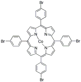 5,10,15,20-TETRAKIS-(4-BROMOPHENYL)-PORPHYRIN-CO-(II) 结构式