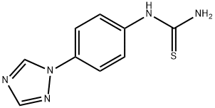 1-(4-(1H-1,2,4-三唑-1-基)苯基)硫脲 结构式