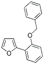 2-[2-(苄氧基)苯基]呋喃 结构式