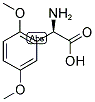 (R)-AMINO-(2,5-DIMETHOXY-PHENYL)-ACETIC ACID 结构式