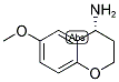 (R)-6-METHOXY-CHROMAN-4-YLAMINE 结构式