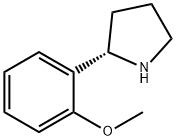 (S)-2-(2-甲氧基苯基)吡咯烷 结构式