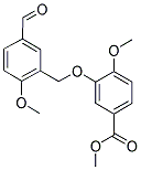 METHYL 3-[(5-FORMYL-2-METHOXYBENZYL)OXY]-4-METHOXYBENZOATE 结构式