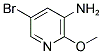 2-甲氧基-3-氨基-5-溴吡啶 结构式