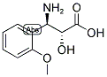 3-(R)-AMINO-2-(R)-HYDROXY-3-(2-METHOXY-PHENYL)-PROPIONIC ACID 结构式