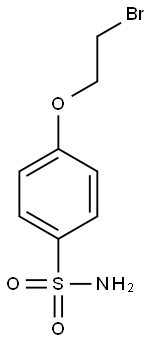 4-(2-Bromoethoxy)benzenesulfonamide 结构式