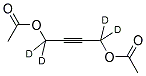 2-丁炔-1,1,4,4-D<SUB>4</SUB>-1,4-二醇二乙酸酯 结构式