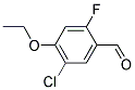5-CHLORO-4-ETHOXY-2-FLUOROBENZALDEHYDE 结构式