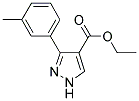ETHYL-3-(3-METHYLPHENYL)-PYRAZOLE-4-CARBOXYLATE 结构式