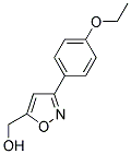 [3-(4-ETHOXYPHENYL)-5-ISOXAZOLYL]METHANOL 结构式