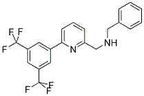 N-Benzyl-1-[6-(3,5-di-tert-butylphenyl)pyridin-2-yl]methanamine 结构式