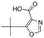 5-(TERT-BUTYL)-1,3-OXAZOLE-4-CARBOXYLIC ACID 结构式