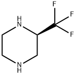 (R)-2-TRIFLUOROMETHYL-PIPERAZINE 结构式
