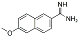 6-METHOXY-NAPHTHALENE-2-CARBOXAMIDINE 结构式