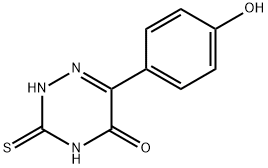 6-(4-HYDROXY-PHENYL)-3-MERCAPTO-4H-[1,2,4]TRIAZIN-5-ONE 结构式