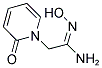 (1E)-N'-HYDROXY-2-(2-OXOPYRIDIN-1(2H)-YL)ETHANIMIDAMIDE 结构式