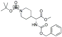 (R)-BENZYLOXYCARBONYL-N'-T-BUTYLOXYCARBONYL-4-PIPERIDYLGLYCINE METHYL ESTER 结构式