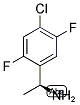 (S)-1-(4-CHLORO-2,5-DIFLUOROPHENYL)ETHANAMINE 结构式