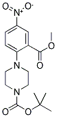 1-BOC-4-(2-METHOXYCARBONYL-4-NITROPHENYL)PIPERAZINE 结构式