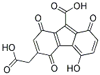 3-CARBOXYMETHYL-5-HYDROXY-1,4,8-TRIOXO-4,8-DIHYDRO-1H-FLUORENE-9-CARBOXYLIC ACID 结构式