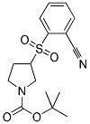 3-(2-CYANO-BENZENESULFONYL)-PYRROLIDINE-1-CARBOXYLIC ACID TERT-BUTYL ESTER 结构式