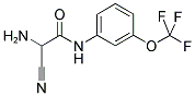 2-AMINO-2-CYANO-N-(3-TRIFLUOROMETHOXY-PHENYL)-ACETAMIDE 结构式