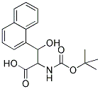 2-TERT-BUTOXYCARBONYLAMINO-3-HYDROXY-3-NAPHTHALEN-1-YL-PROPIONIC ACID 结构式