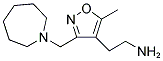 (2-[3-(AZEPAN-1-YLMETHYL)-5-METHYLISOXAZOL-4-YL]ETHYL)AMINE 结构式