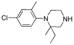 1-(4-CHLORO-2-METHYLPHENYL)-2-ETHYL-2-METHYLPIPERAZINE 结构式