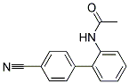 N-(4'-氰基[1,1'-联苯]-2-基)乙酰胺 结构式