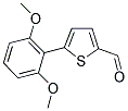 5-(2,6-DIMETHOXYPHENYL)THIOPHENE-2-CARBALDEHYDE 结构式