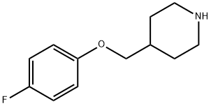 4-[(4-FLUOROPHENOXY)METHYL]PIPERIDINE 结构式