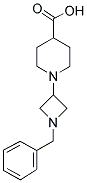 1-(1-BENZYL-AZETIDIN-3-YL)-PIPERIDINE-4-CARBOXYLIC ACID 结构式