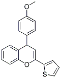 4-(4-METHOXYPHENYL)-2-THIEN-2-YL-4H-CHROMENE 结构式