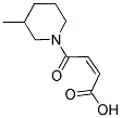 (2Z)-4-(3-METHYLPIPERIDIN-1-YL)-4-OXOBUT-2-ENOIC ACID 结构式