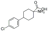 1-AMINO-4-(4-CHLOROPHENYL)CYCLOHEXANECARBOXYLIC ACID 结构式