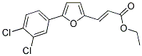 3-[5-(3,4-DICHLORO-PHENYL)-FURAN-2-YL]-ACRYLIC ACID ETHYL ESTER 结构式