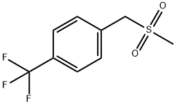 4-TRIFLUOROMETHYLBENZYLMETHYLSULFONE 结构式