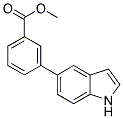 3-(1H-INDOL-5-YL)-BENZOIC ACID METHYL ESTER 结构式