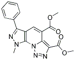 DIMETHYL 8-METHYL-6-PHENYL-8H-PYRAZOLO[4,3-E][1,2,3]TRIAZOLO[1,5-A]PYRIDINE-3,4-DICARBOXYLATE 结构式
