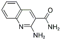 2-AMINO-3-QUINOLINECARBOXAMIDE 结构式