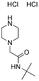 N-(TERT-BUTYL)-2-PIPERAZIN-1-YLACETAMIDE DIHYDROCHLORIDE 结构式