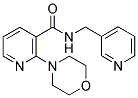 2-MORPHOLIN-4-YL-N-PYRIDIN-3-YLMETHYL-NICOTINAMIDE 结构式