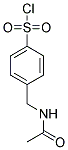 4-(Acetylamino-methyl)-benzenesulfonyl chloride 结构式