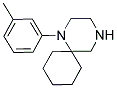 1-(3-Methylphenyl)-1,4-diazaspiro[5.5]undecane 结构式