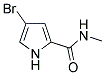 4-Bromo-N-methyl-1H-pyrrole-2-carboxamide 结构式